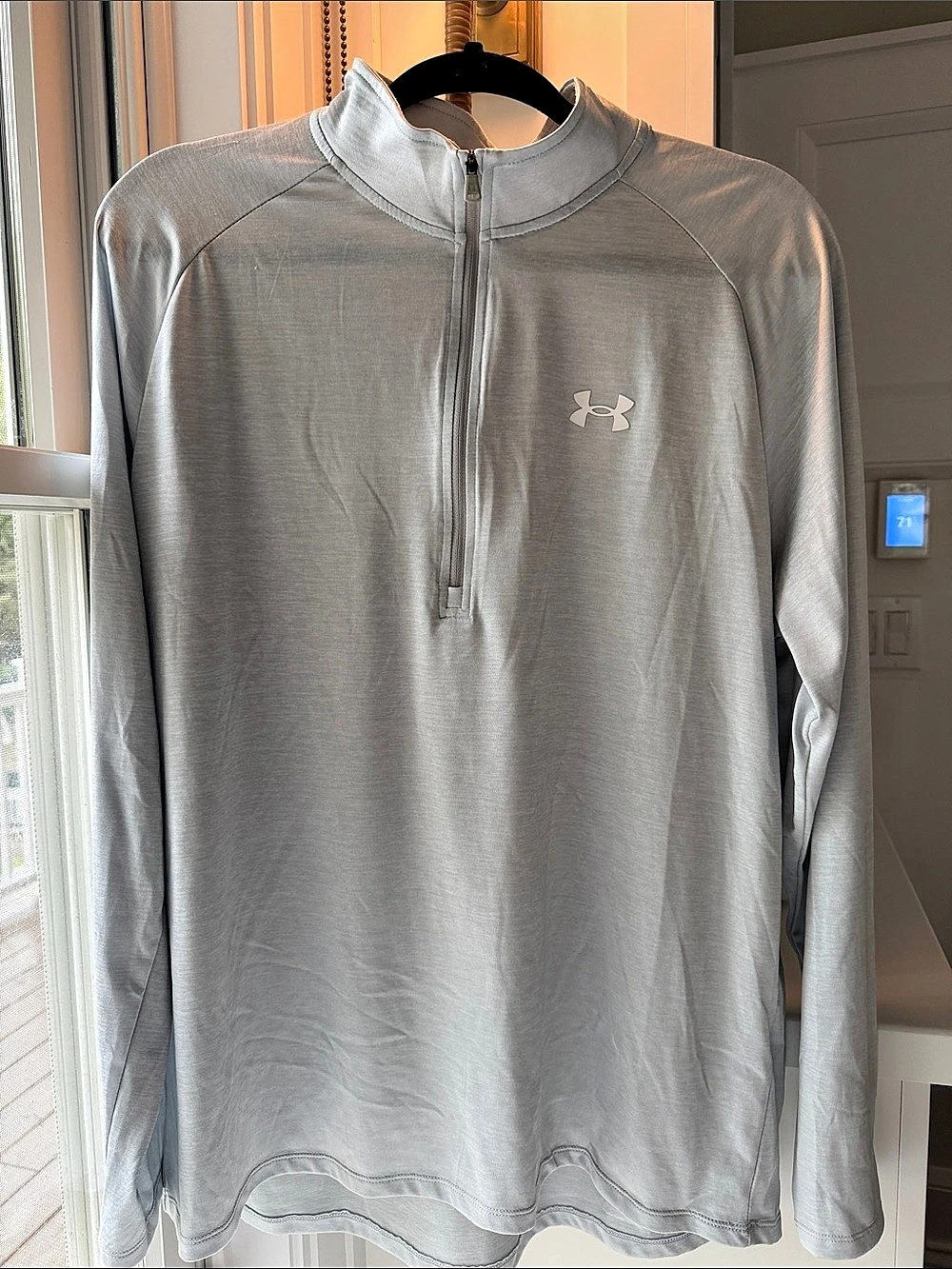 Under Armour UA Tech 1/2 Zip Men's Gray Long Sleeve XL